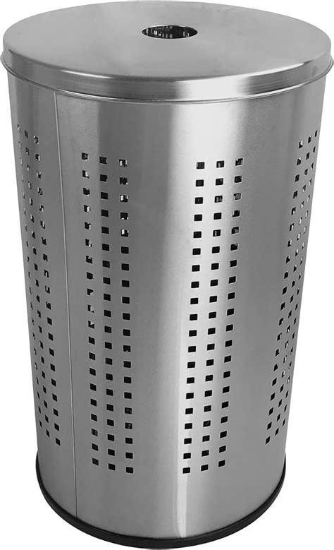 stainless steel laundry box|matte stainless steel laundry bin.